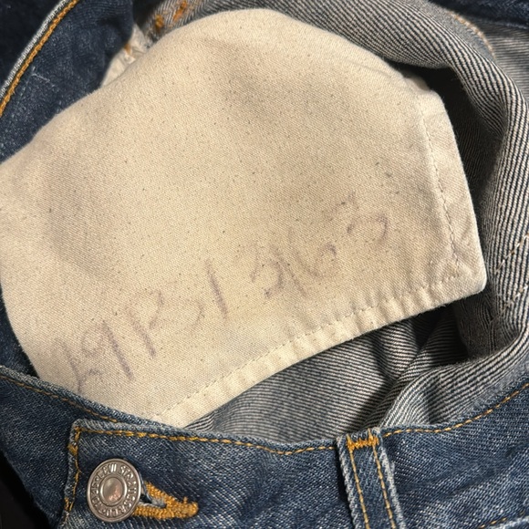 RE/DONE Jeans Levi’s Relaxed Straight Jeans Size 29 Patchwork - Picture 16 of 16